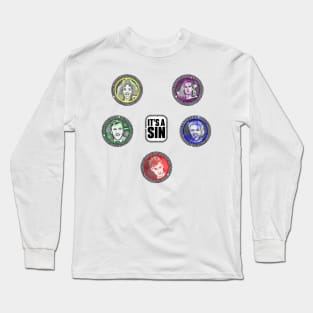 It's a sin- Tv Show Cast Long Sleeve T-Shirt